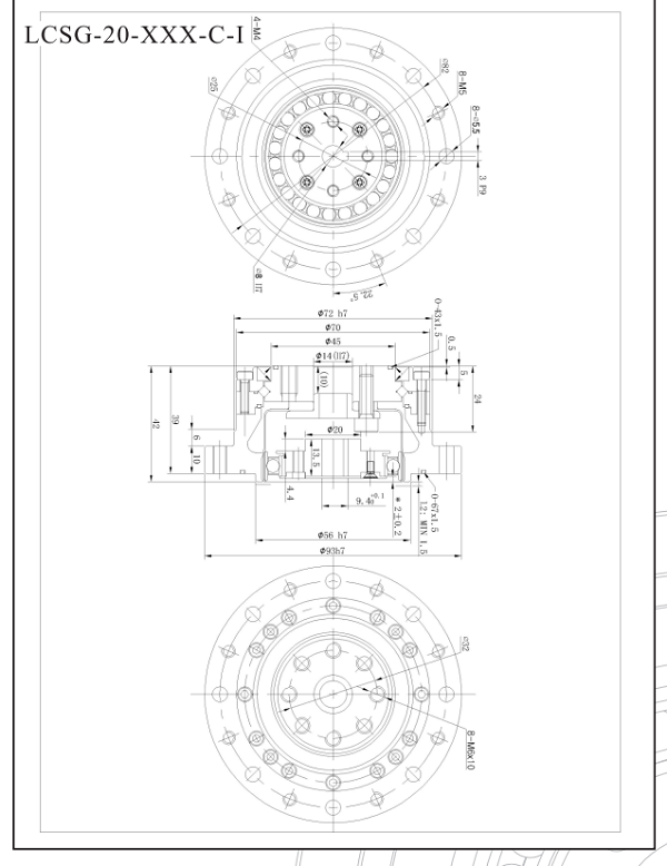 LCSG20諧波減速機(jī)