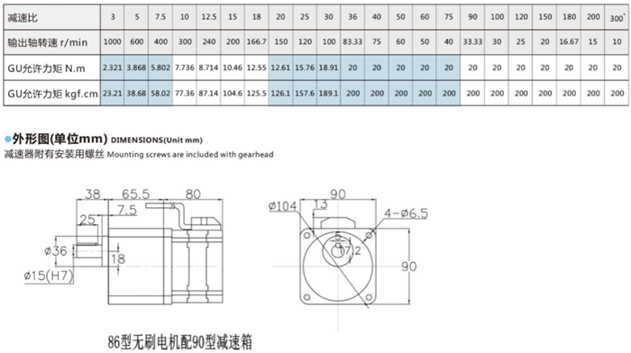 無刷電機(jī)齒輪減速箱 (2)